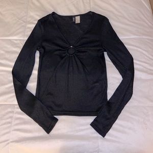 Black Long Sleeve. Sheer